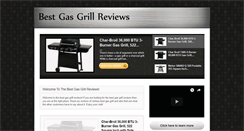 Desktop Screenshot of bestgasgrill-reviews.org